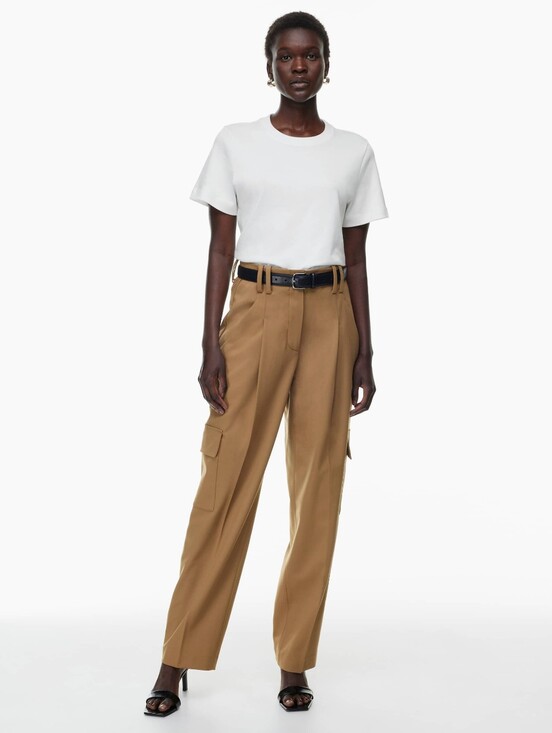 Babaton Pants - Babaton Rojo Cargo Pant In Camel Size 4